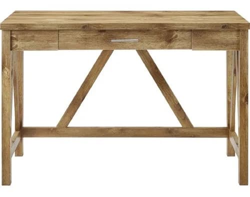 Bureau WALKER EDISON en bois avec tiroir pour rangement
