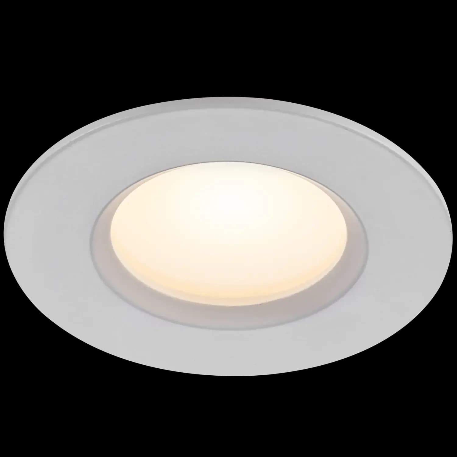 Spot nordlux encastré, rond, Blanc, IP 65, 2700k Durée de vie 20.000 heures.