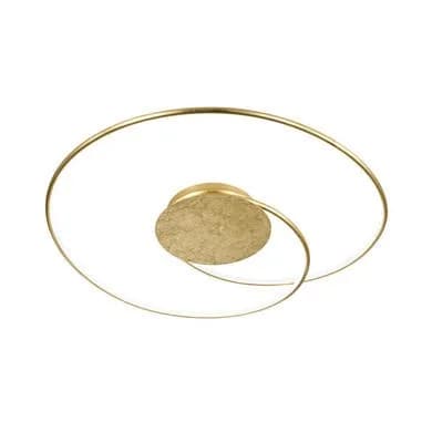 Lampe plafonnier WOFI LED, gold, lumière jaune 3000k, durée de vie de 20.000 heures