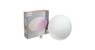 Lampe plafonnier JEDI led, lumière 2700k avec plusieurs options de couleur, réglable avec une commande intégrée, durée de vie 25.000 heures