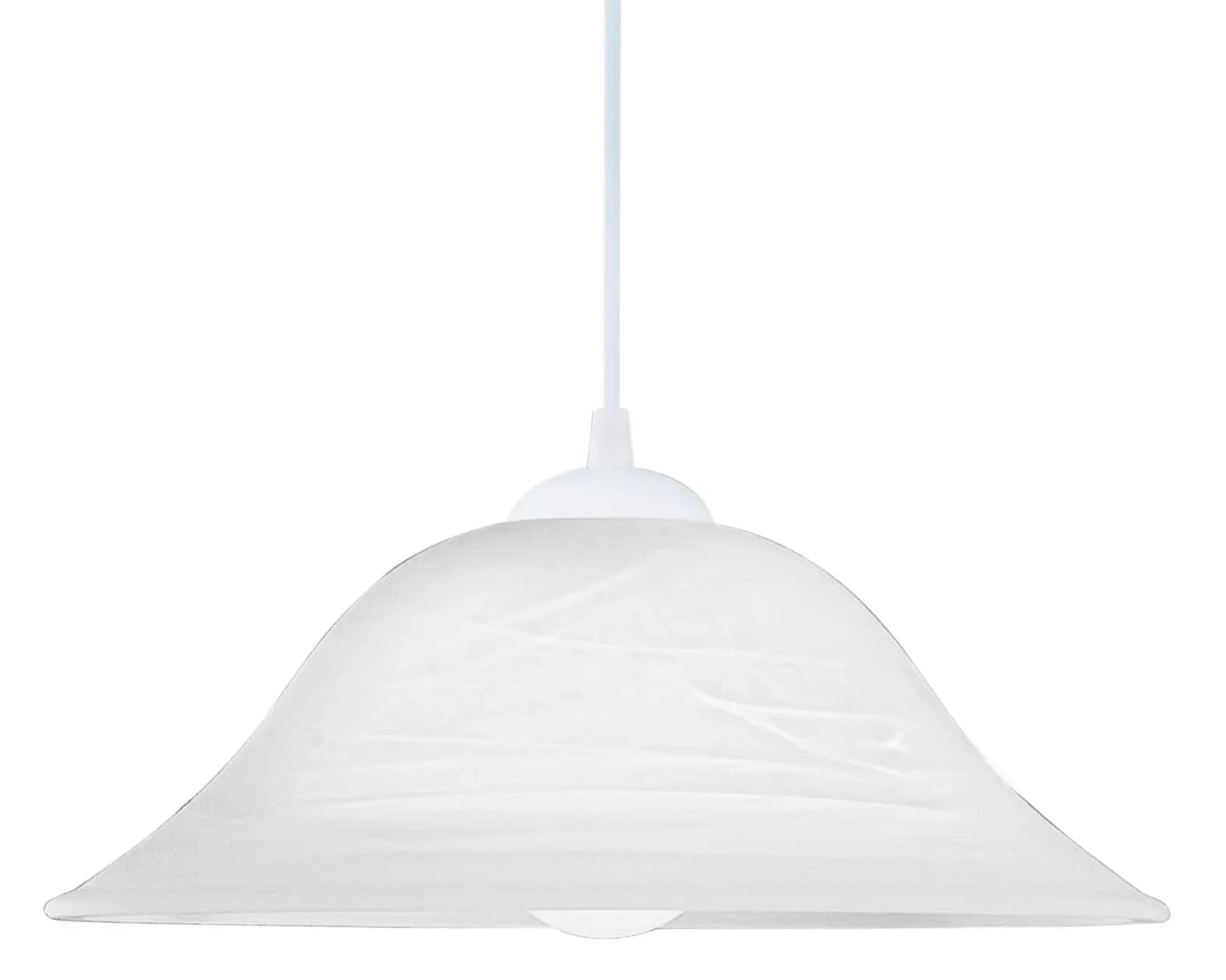 Lampe suspendue INSPIRE SOKI, blanc, ampoule E27.