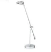 Lampe de table CASALUX Led, en métal chromé, durée de vie 15.000 heures