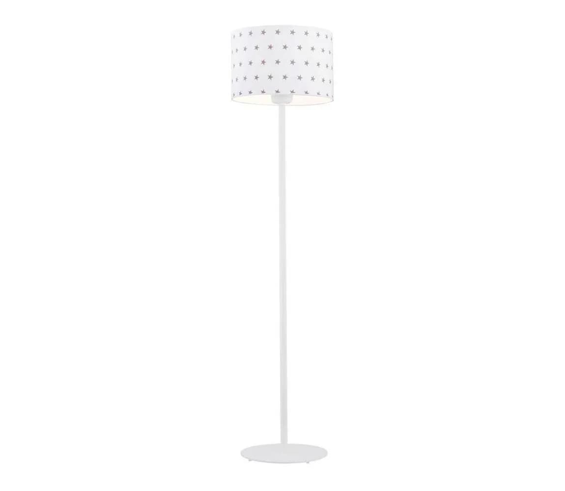 Lampadaire INSPIRE ELBOW II, en métal blanc, ampoule E27