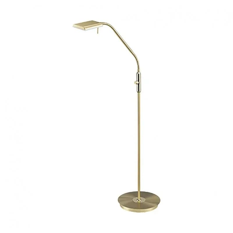 Lampadaire WOFI CORY 321 led, gold/chrome,