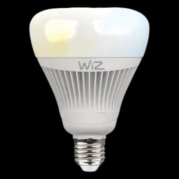 Ampoule WIZ E27, lumière intelligente capable de reproduire 64000 tonalités de blanc de 2700k à 4000k, utilisable avec l’application WIZ APP pour plus de fonctionnalité, durée de vie 25.000 heures