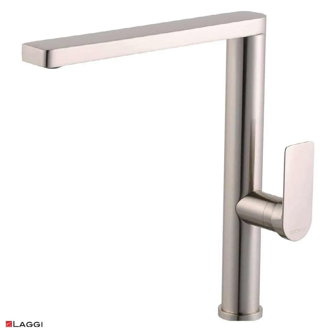 Mitigeur évier LAGGI OPHIR, nickel brossé