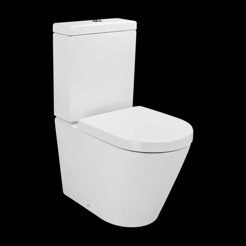 Chaise anglaise WC SALVA en céramique blanc, sortie arrière