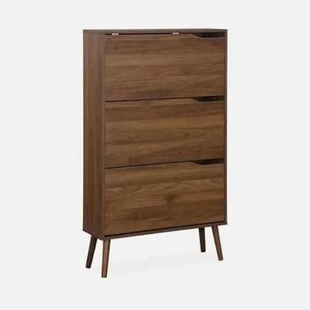 Range Chaussure en bois Marron