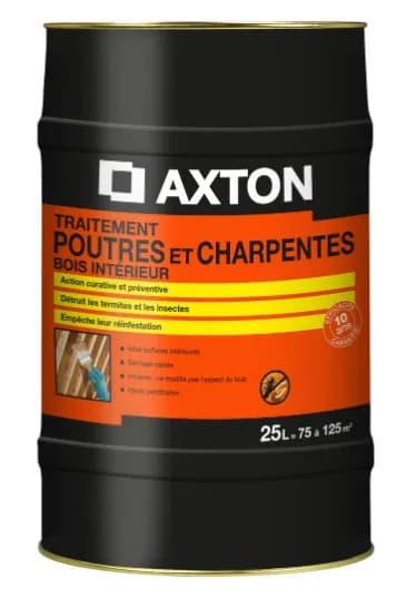 Traitement Poutres Et Charpentes Axton 25L