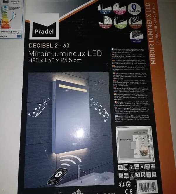 Miroir De Salle De Bain LED PRADEL